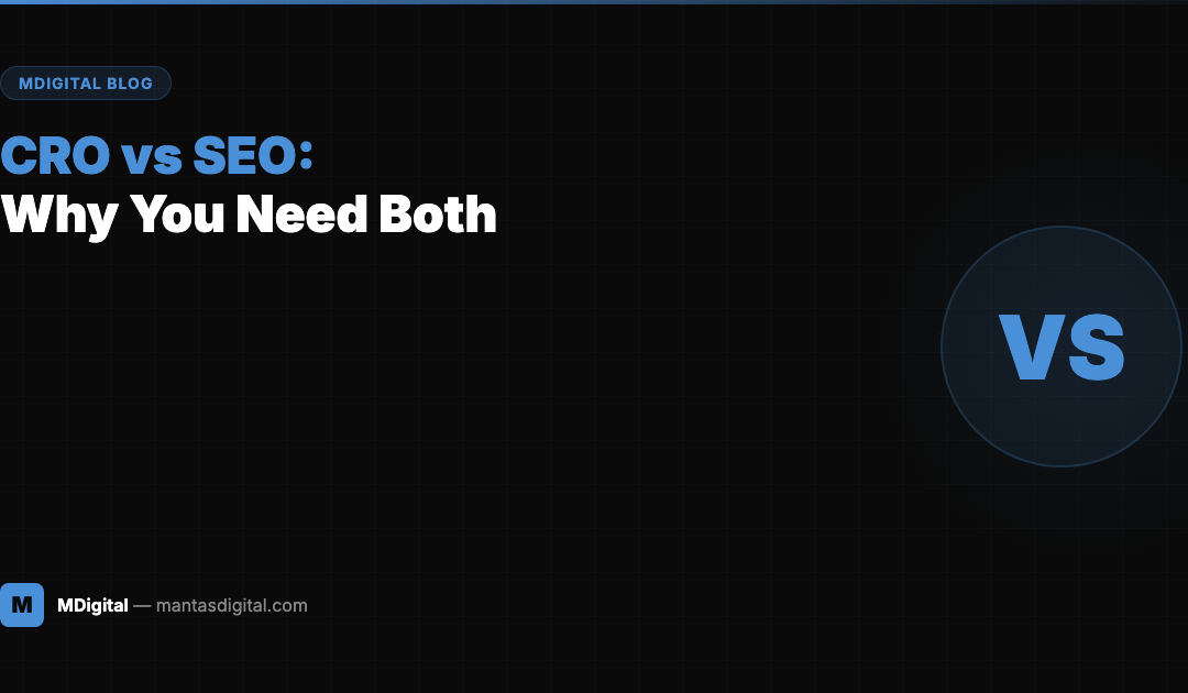 CRO vs SEO: Why You Need Both (And How to Combine Them)