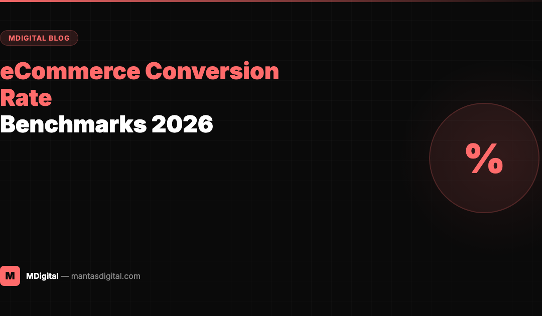 eCommerce Conversion Rate Benchmarks 2026: Where Does Your Store Stand?